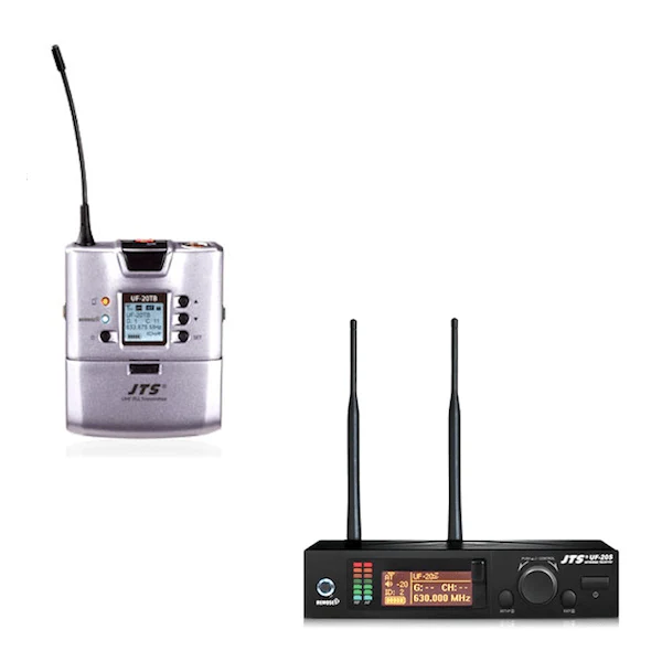 JTS UF-20 Single Channel Beltpack Wideband Wireless System (624-694 MHz)