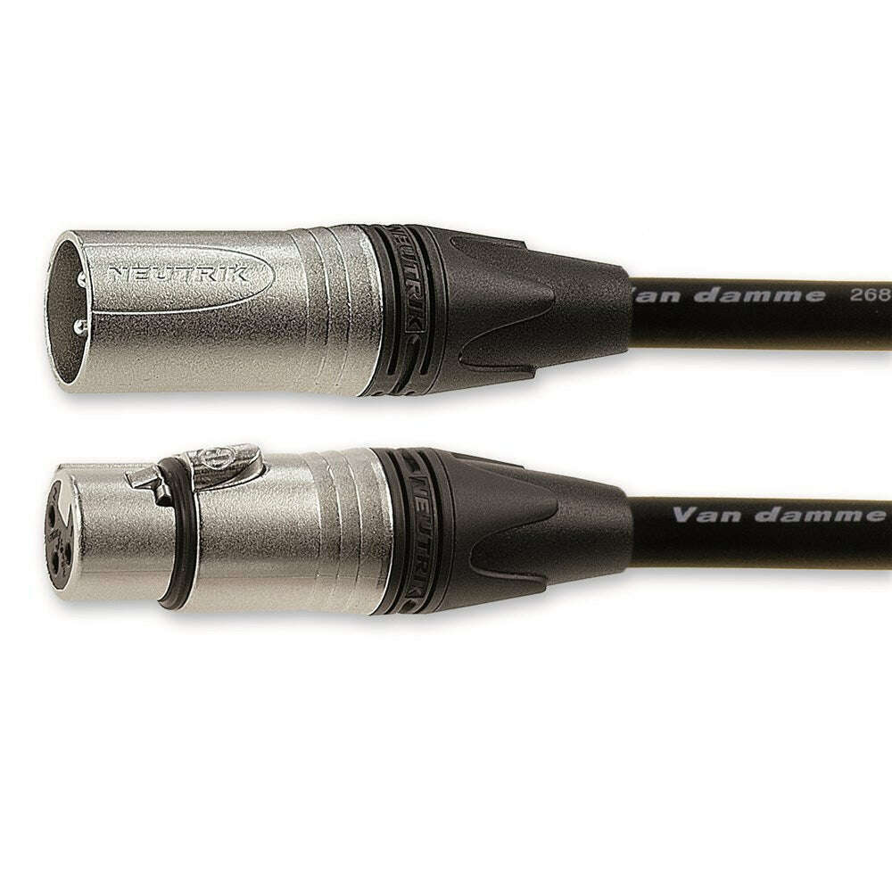 Van Damme Tour Grade Classic XKE Microphone Cable with Neutrik Connectors - 1, 5, 10M
