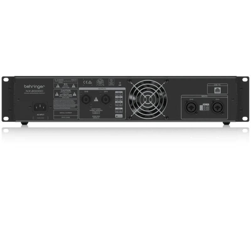 Behringer NX3000D Ultra-Lightweight 3000-Watt Class-D Power Amplifier with SmartSense