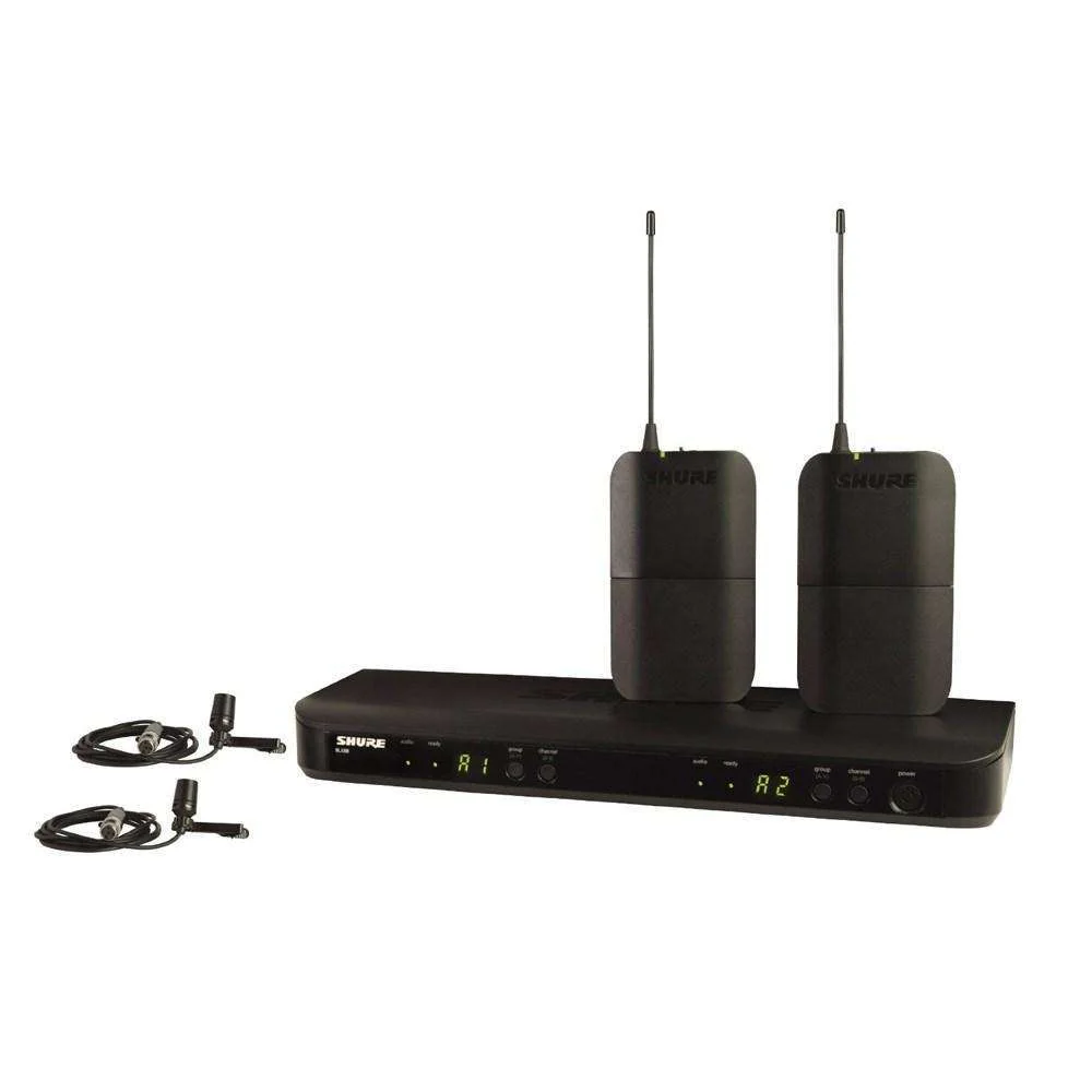 Shure BLX188/CVL Wireless Dual Lapel Microphone System (662-686MHz)