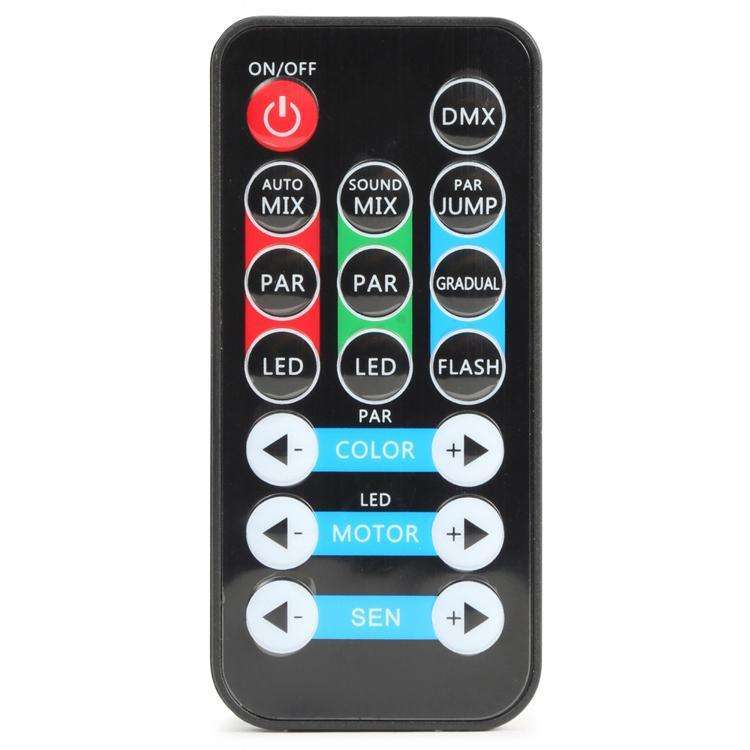 MAX ParBar Set of 4 3x 3W 4-in-1 RGBW LedPARs with Stand