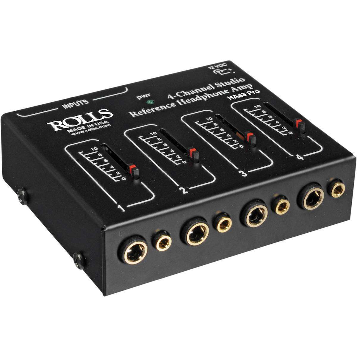 Rolls HA43 4 Channel Pro Headphone Amp