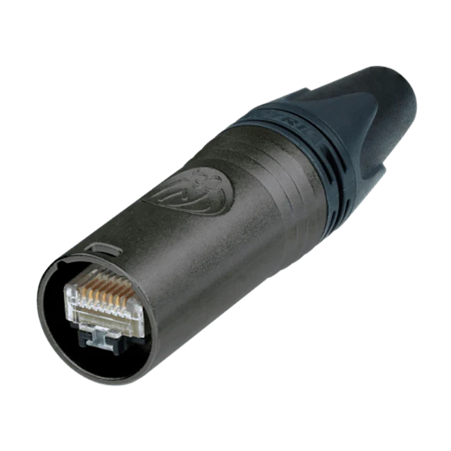 Neutrik NE8MX6-B-T etherCON CAT6A Black Cable Connector