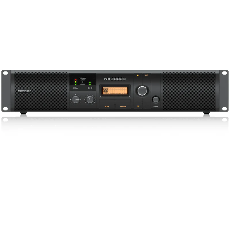 Behringer NX3000D Ultra-Lightweight 3000-Watt Class-D Power Amplifier with SmartSense