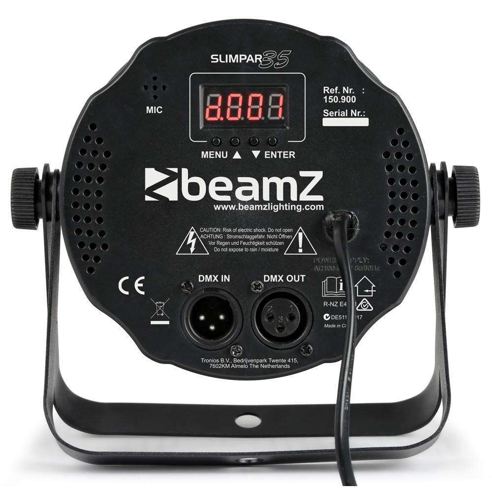 BeamZ Slimpar 35 12x3W LED Par Can with IRC