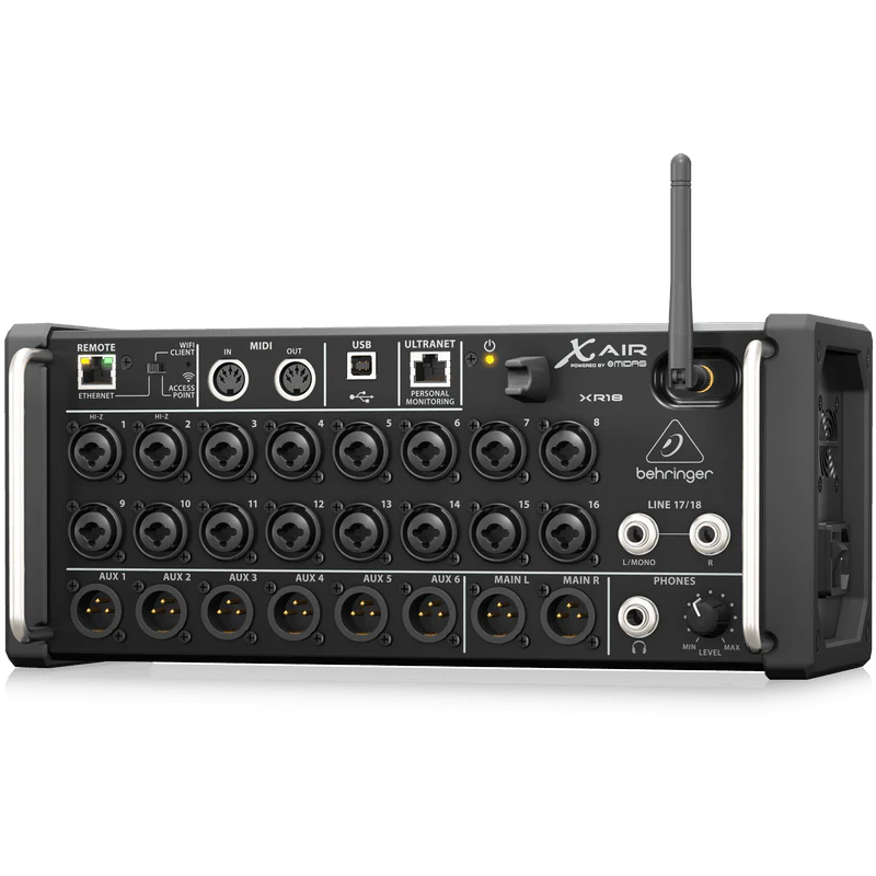Behringer X AIR XR18 18-Channel, 12-Bus Digital Mixer for iPad/Android Tablets