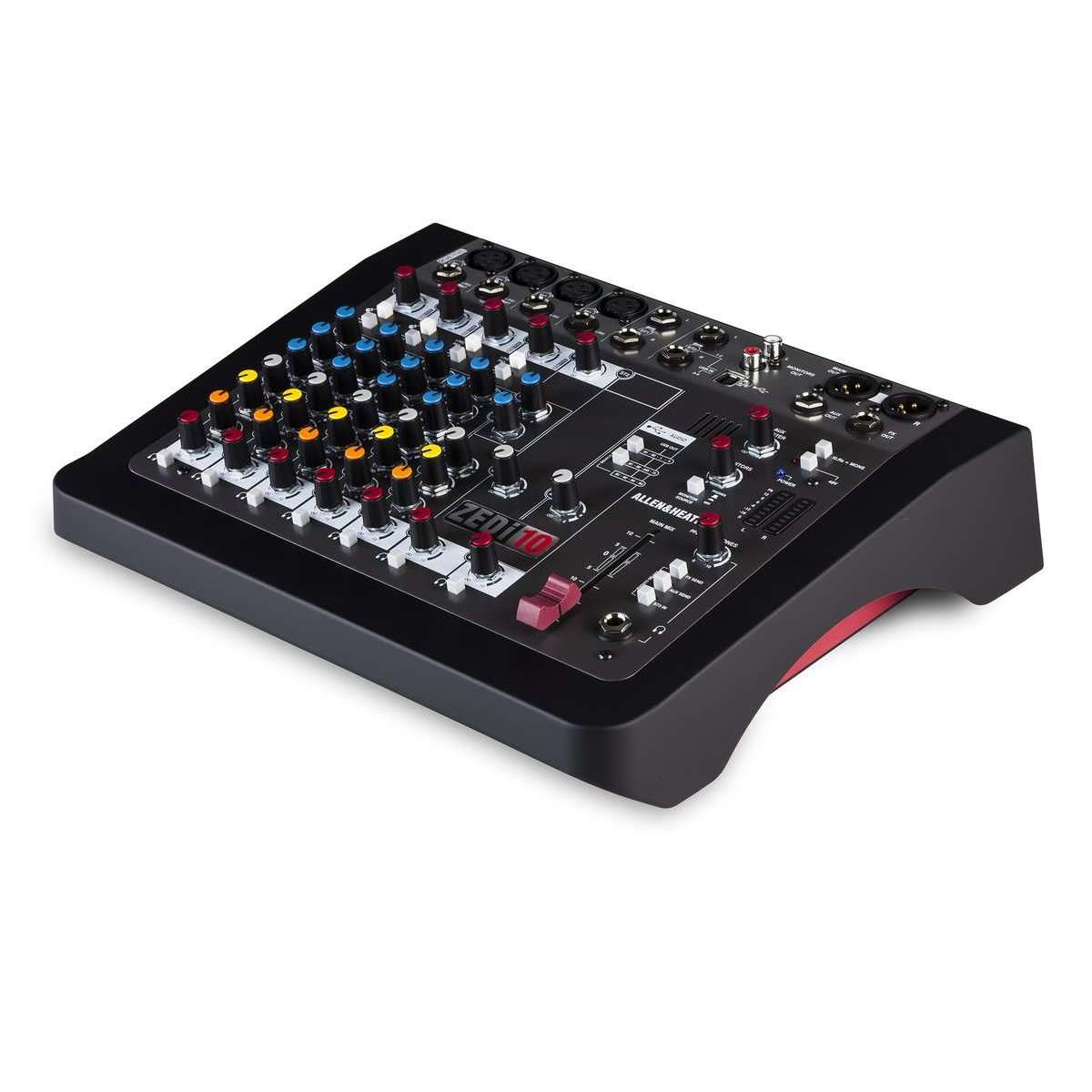 Allen & Heath ZEDi-10 Compact 8 Input Hybrid Mixer with 4 In/4 Out  24-bit/96kHz USB Interface