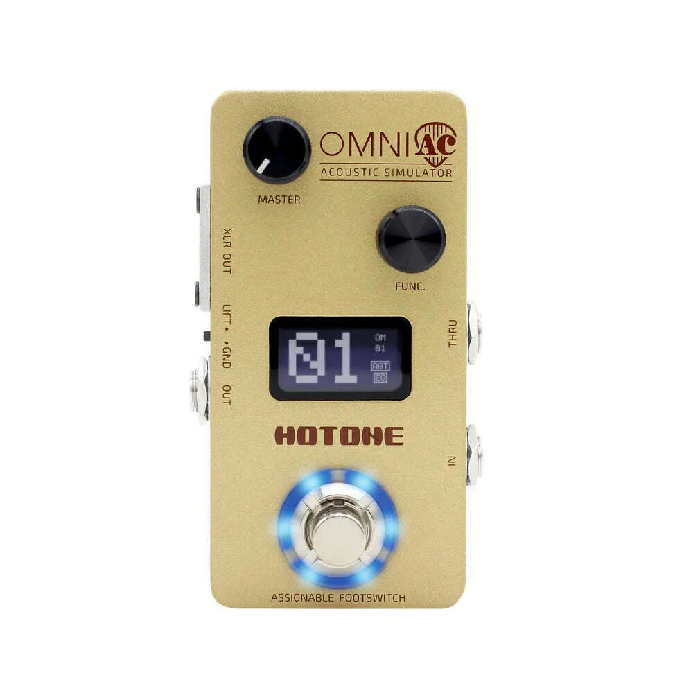 Hotone Omni AC Acoustic Guitar Simulator Pedal
