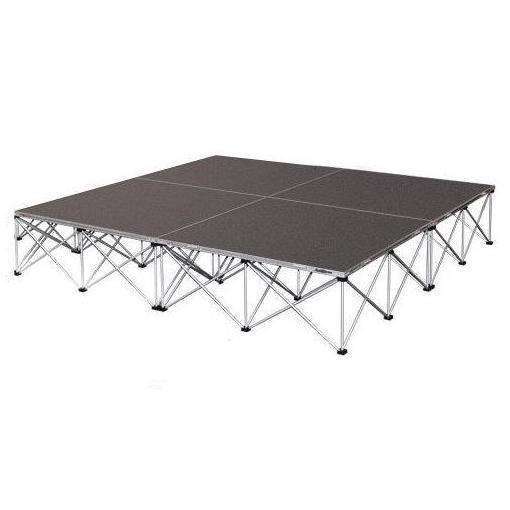 Intellistage 2 Metre x 2 Metre Portable Stage - 20, 30 or 40cm High (4 Square Metres)