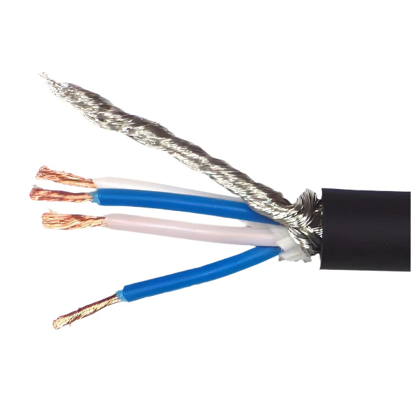 EWI PCD1565 Pro Quad 98% Tinned Copper Braided Shield 4 Conductor Twisted Pair Bulk Microphone Cable