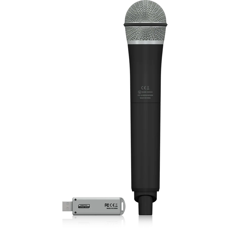 Behringer ULTRALINK ULM300USB 2.4 GHz Digital Wireless System with Handheld Microphone and Dual-Mode USB Receiver