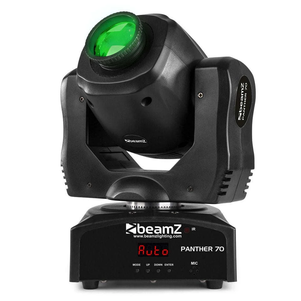 BeamZ Panther 70 LED Moving Head Spot with IRC Remote