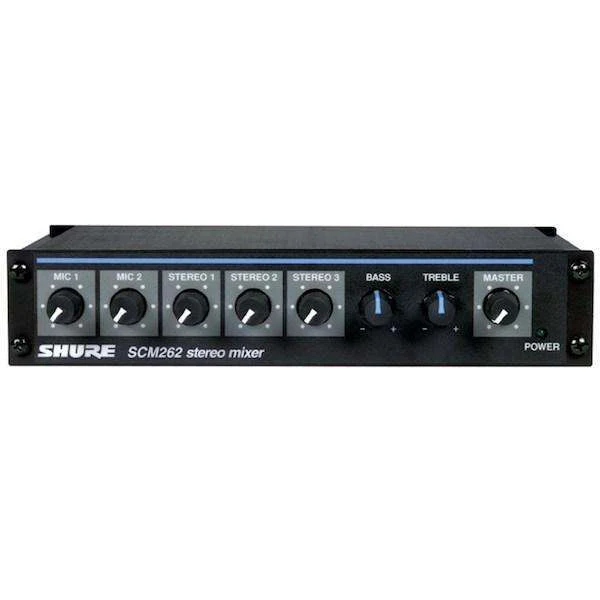 Shure SCM262 5 Channel Stereo Microphone Mixer