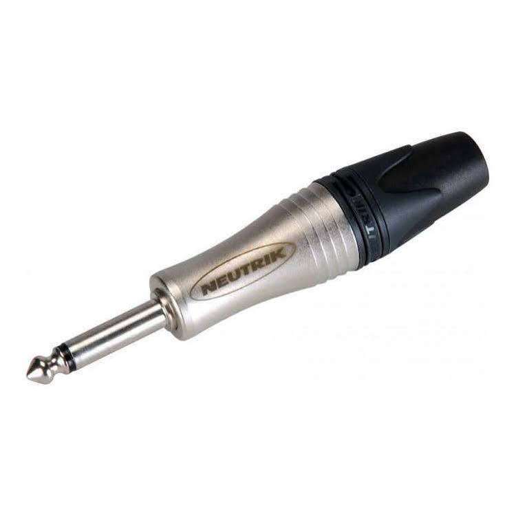 Neutrik NP2XL Jumbo 2-Pole 1/4 Inch Phone Plug for up to 10 mm cable O.D