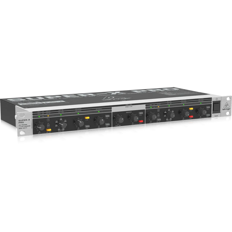 Behringer SUPER-X PRO CX2310 V2 Stereo 2-Way/Mono 3-Way Crossover with Subwoofer Output