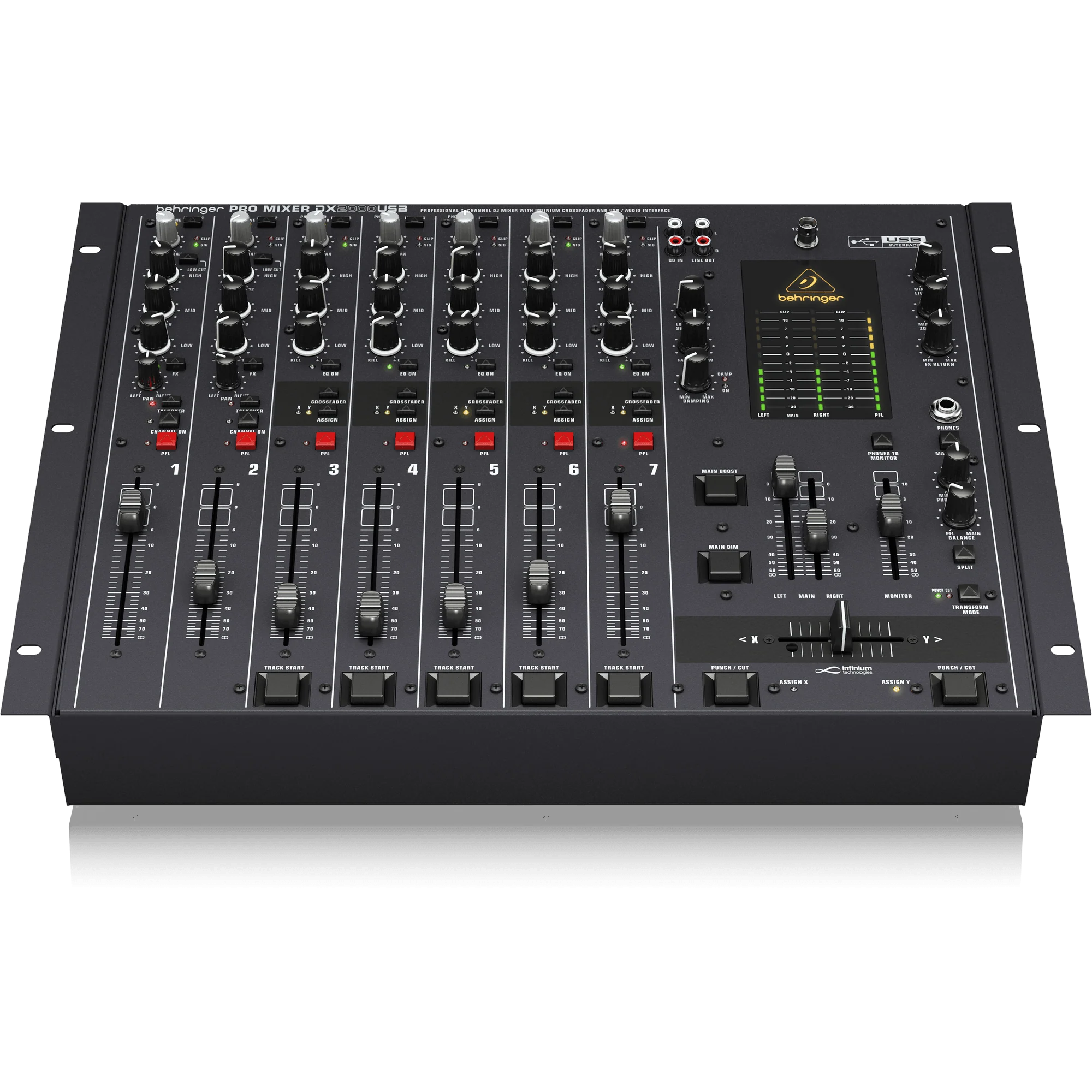 Behringer DX2000USB Professional 7-Channel DJ Mixer