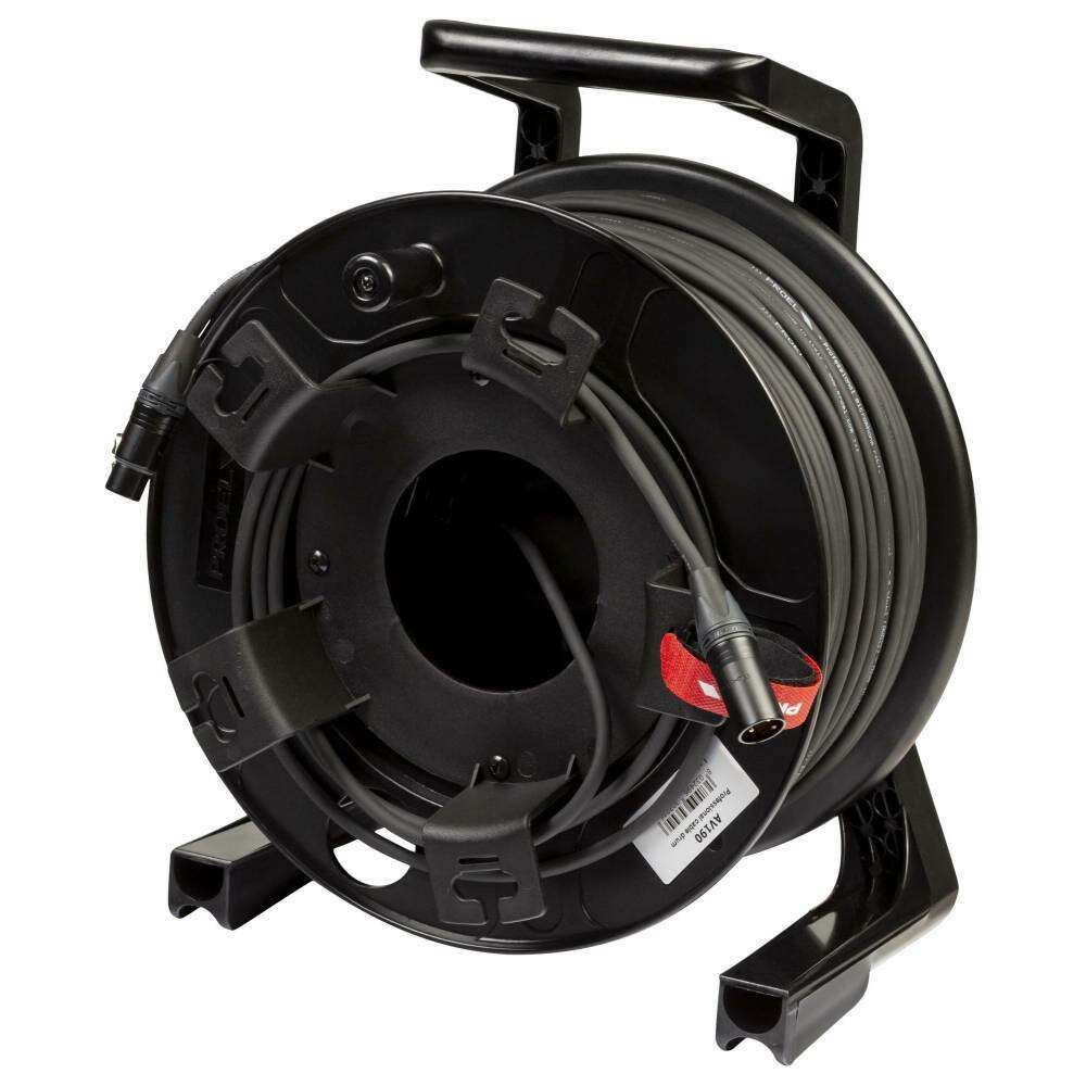 Proel ESO290R100 Cable Drum with Microphone Cable �C 100m