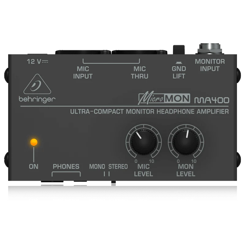 Behringer MICROMON MA400 Monitor Headphone Amplifier - or personal ''more me'' mixer