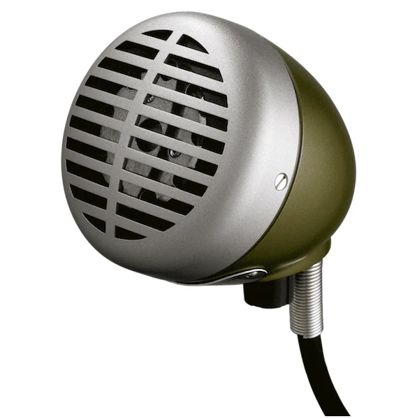 Shure 520DX Green Bullet Harmonica Microphone with Cable