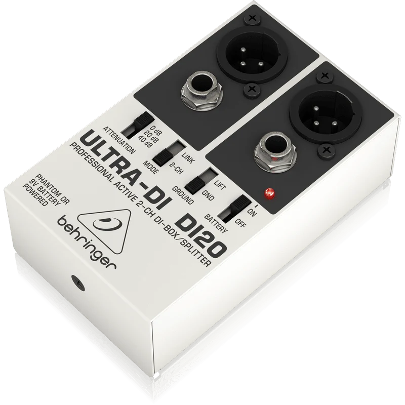 Behringer ULTRA-DI DI20 2-Channel Active DI Box