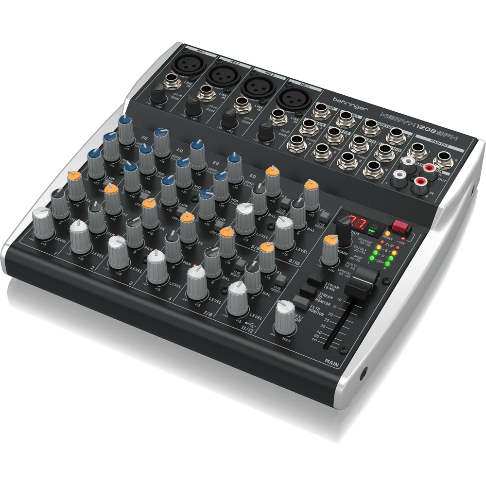 Behringer XENYX 1202SFX 12-Input Mixer with USB & FX