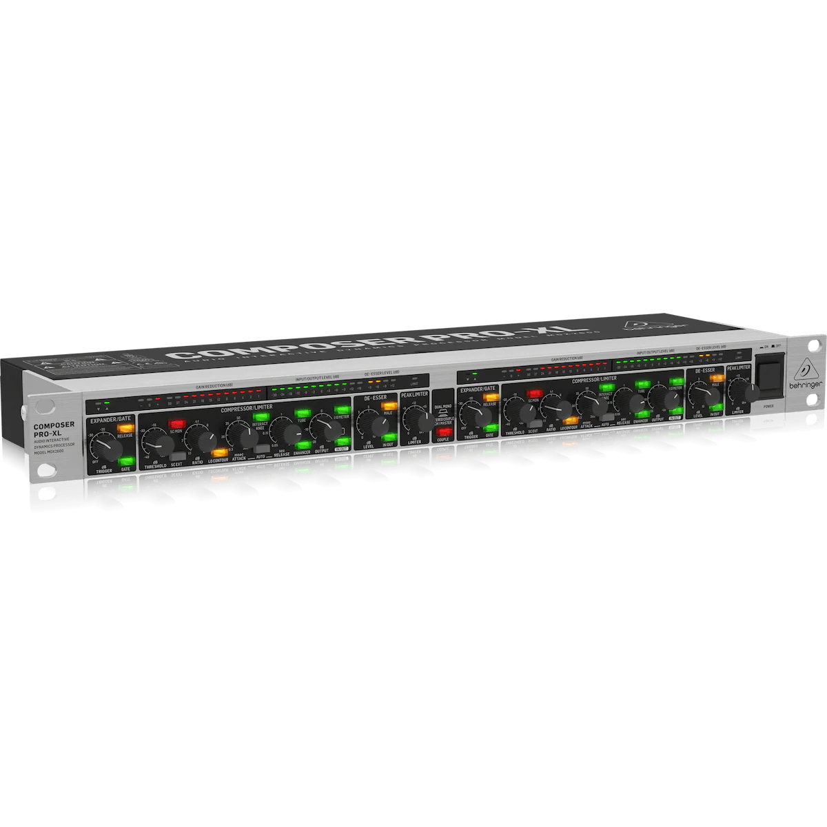 Behringer COMPOSER PRO-XL MDX2600 V2 2-Channel Expander/Gate/Compressor/Peak Limiter