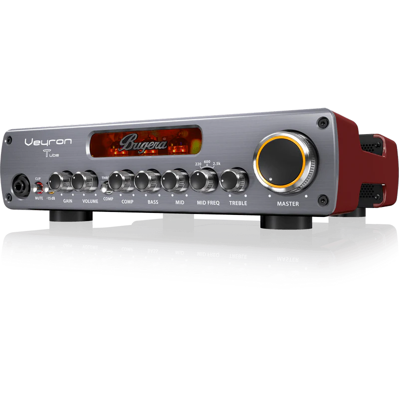 Bugera Veyron BV1001T 2,000-Watt Class-D Bass Amplifier with Tube Preamp