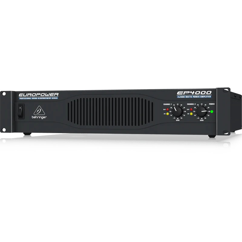Behringer EUROPOWER EP4000 2 x 950 Watts RMS into 4 Ohms Power Amplifier