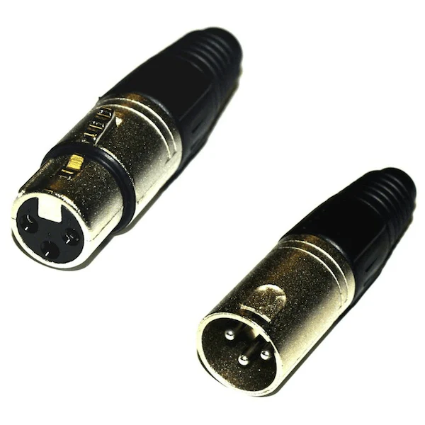 EWI Male & EWI Female 'Neutrik style' 3-Pin XLR Line Connector Bulk Pack