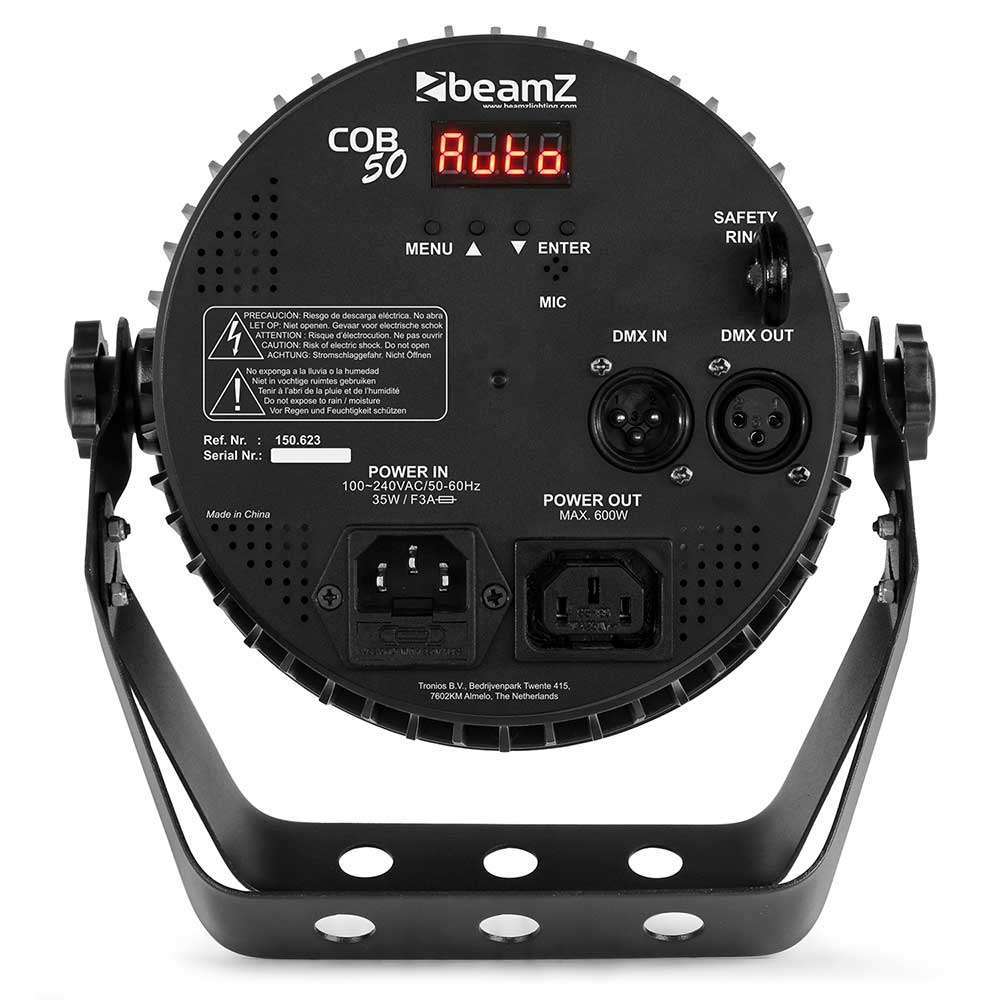 BeamZ COB50 5-in-1 RGBWA DMX Par Light