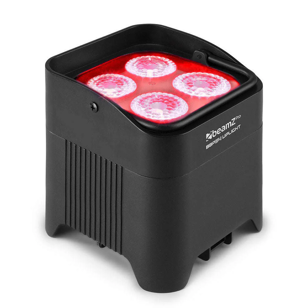 BeamZ BBP54 4x12W Battery Wireless DMX Uplight IP65