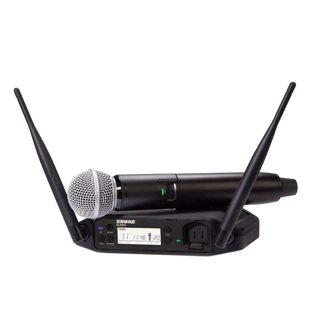 Shure GLXD24+/SM58 Handheld Digital Wireless System