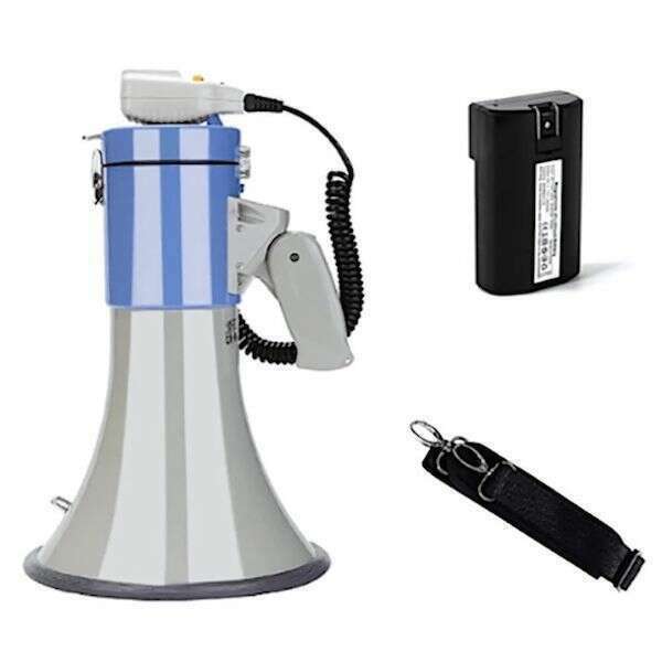Over The Shoulder Style 50 Watt Rechargeable Megaphone
