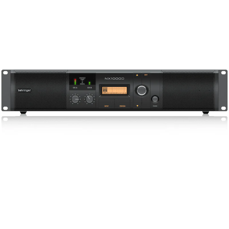 Behringer NX1000D Ultra-Lightweight 1000-Watt Class-D Power Amplifier with SmartSense
