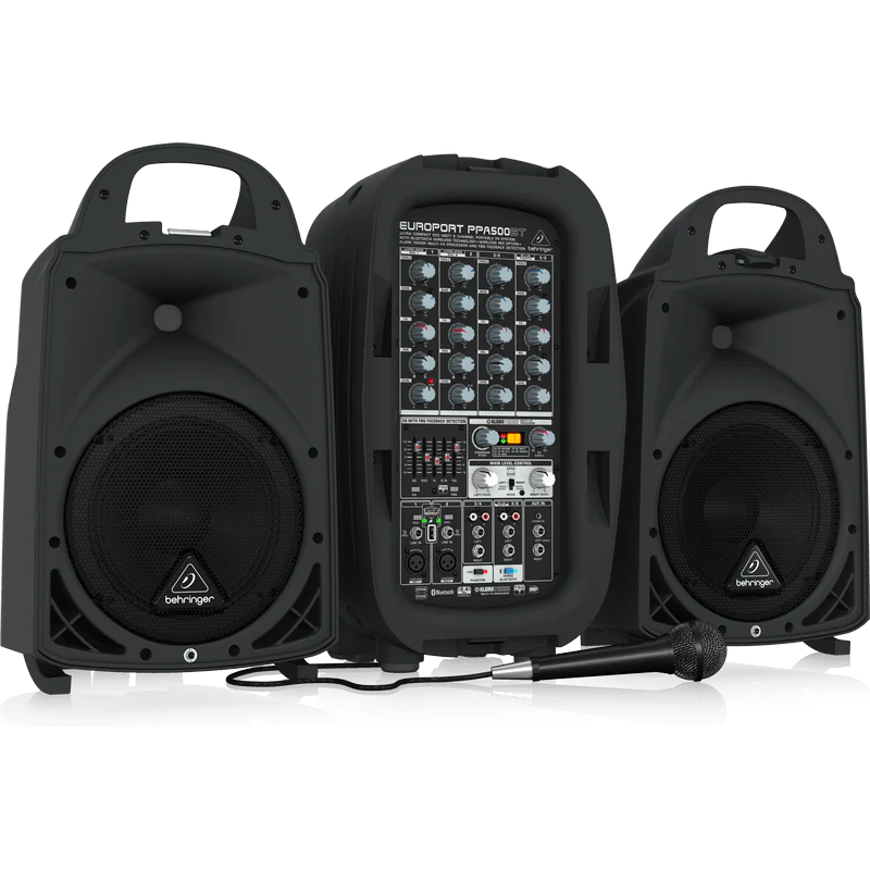 Behringer EUROPORT PPA500BT 500W 6-Channel Compact PA System