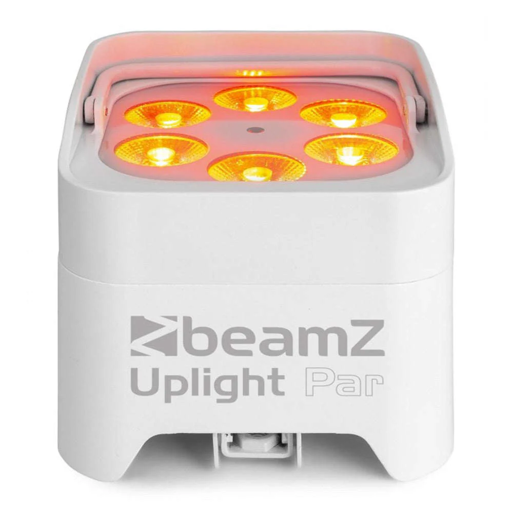 BeamZ BBP96SW Battery Powered Uplight 6x12W Par WDMX
