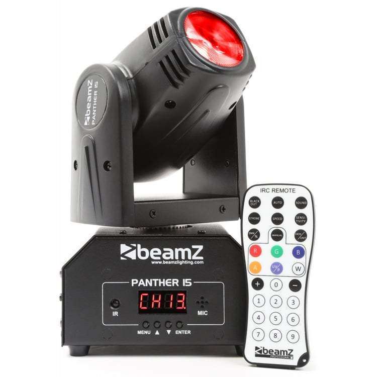 BeamZ Panther 15 LED Beam Moving Head IRC
