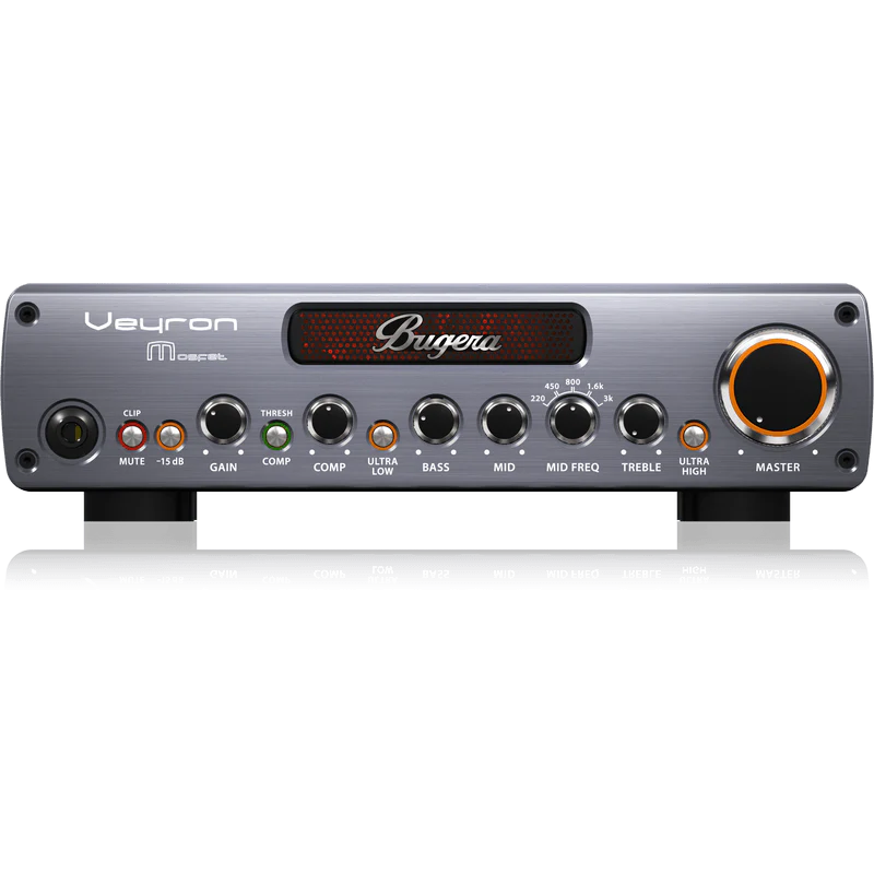 Bugera Veyron BV1001M 2,000-Watt Class-D Bass Amplifier with MOSFET Preamp