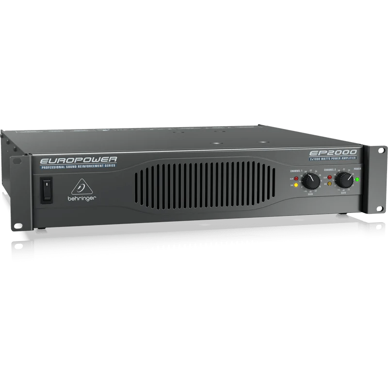Behringer EUROPOWER EP2000 2 x 750 Watts RMS into 4 Ohms Power Amplifier