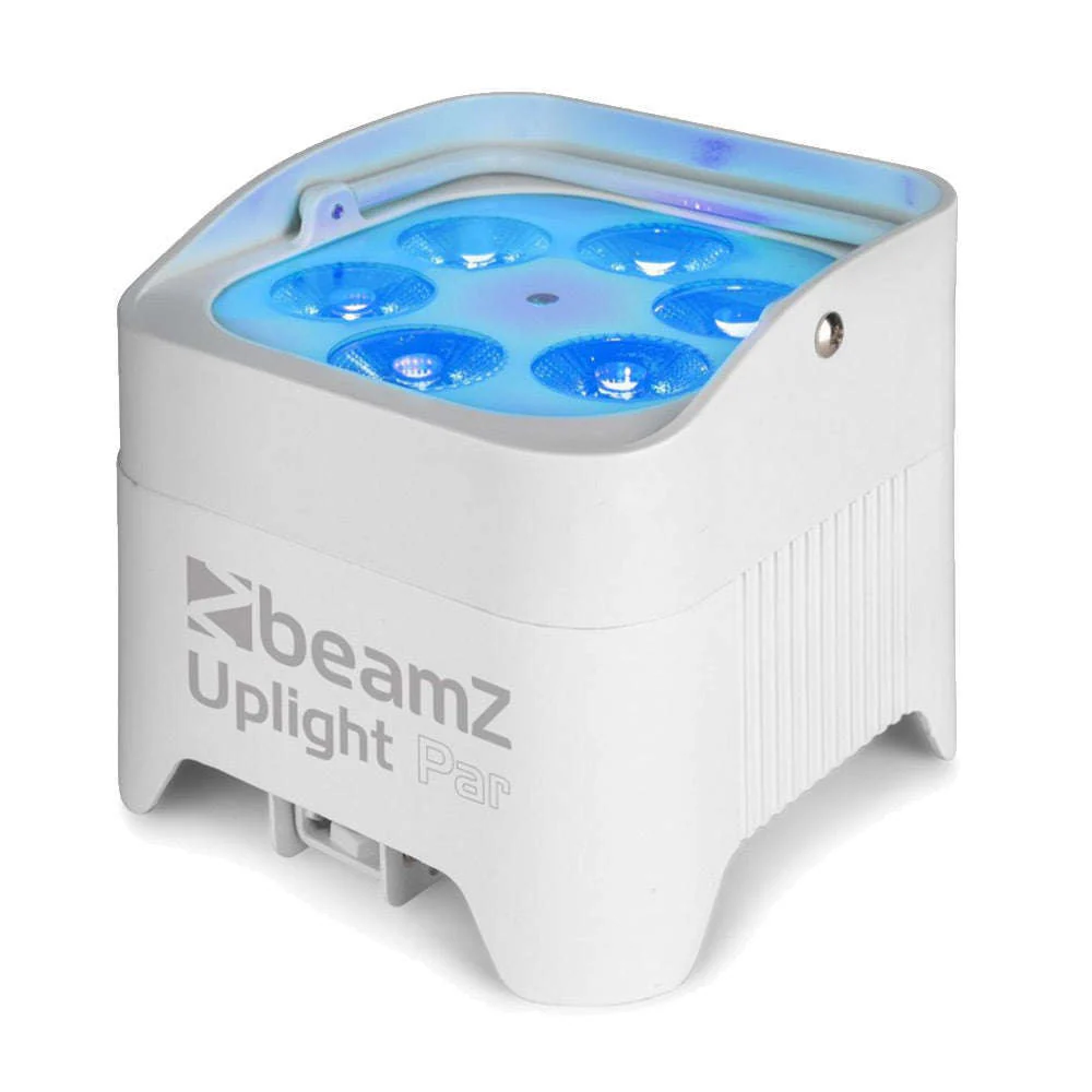 BeamZ BBP96SW Battery Powered Uplight 6x12W Par WDMX