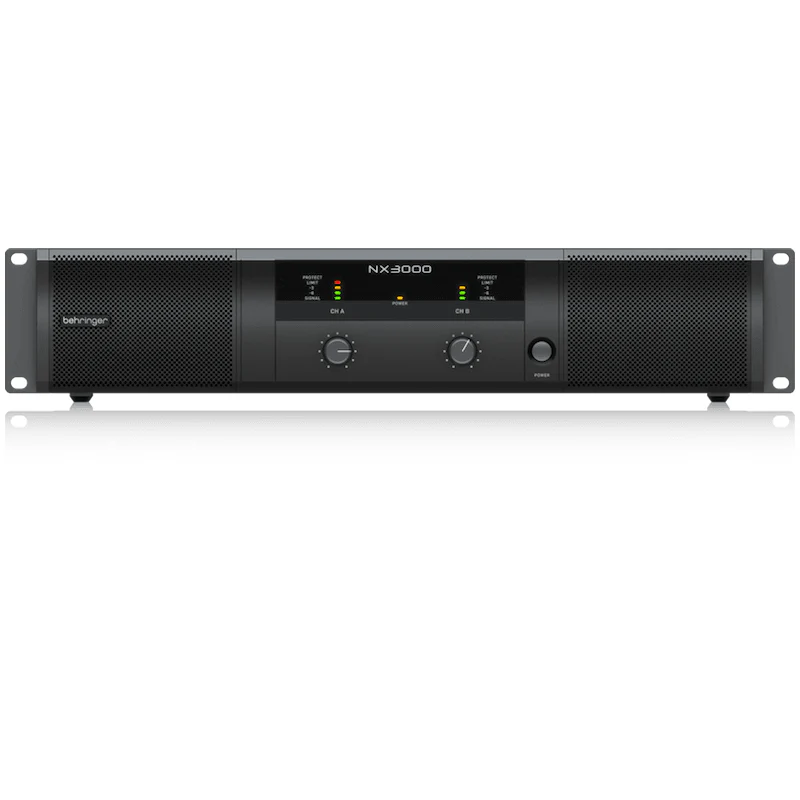 Behringer NX3000 Ultra-Lightweight 3000-Watt Class-D Power Amplifier with SmartSense