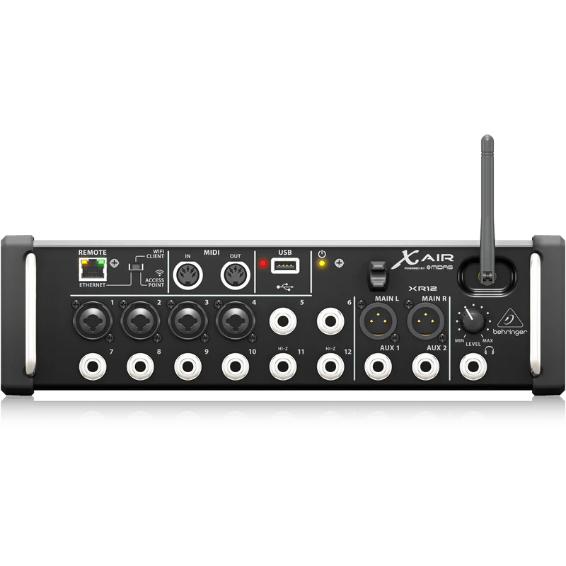 Behringer X AIR XR12 12-Input Digital Mixer for iPad/Android Tablets