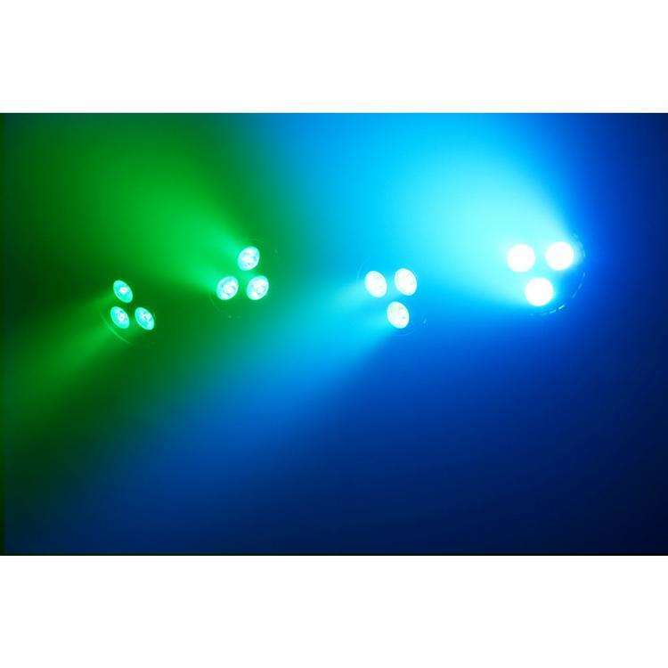MAX ParBar Set of 4 3x 3W 4-in-1 RGBW LedPARs with Stand