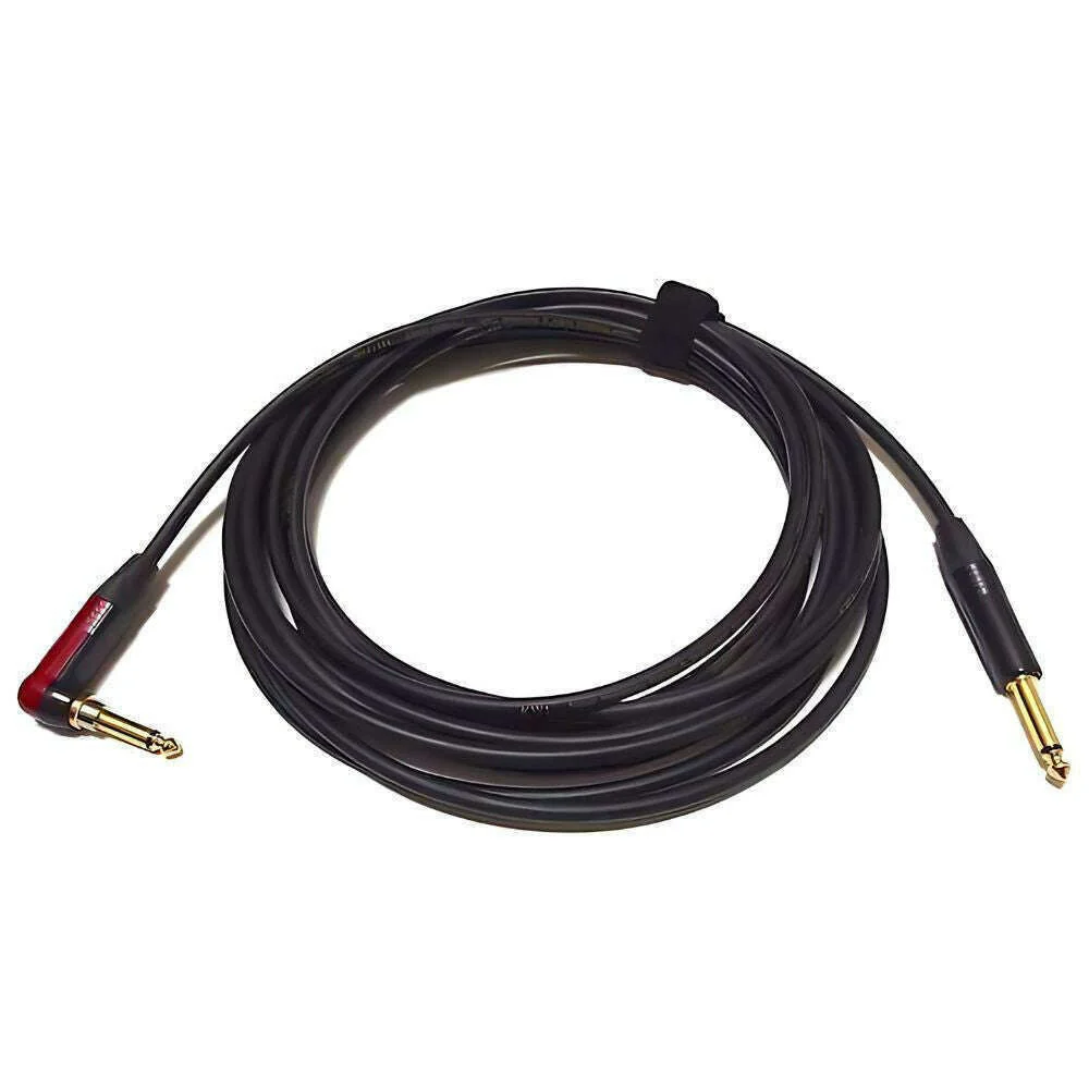 Neutrik NP2RX-AU-SILENT Gold Plated Right Angled Jack Premium Guitar Cable - 3, 6 or 9 Metre