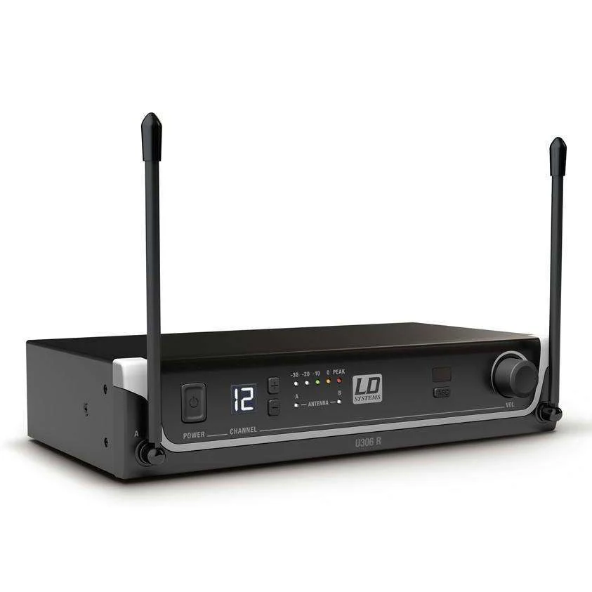 LD Systems U306BPL Wireless Lapel Microphone System (655-679 MHz)