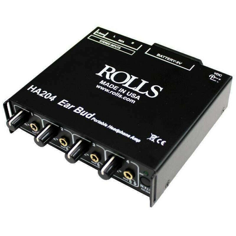 Rolls HA204p Portable Battery Operated Headphone Amp
