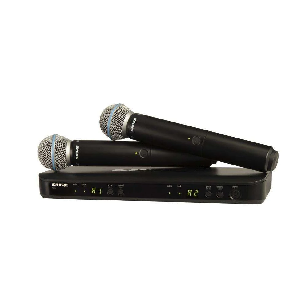Shure BLX288/BETA58 Wireless Dual Handheld System (662-686MHz)