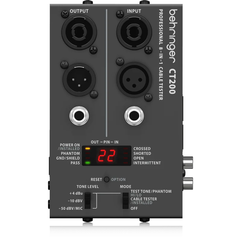 Behringer CT200 8-in-1 Cable Tester