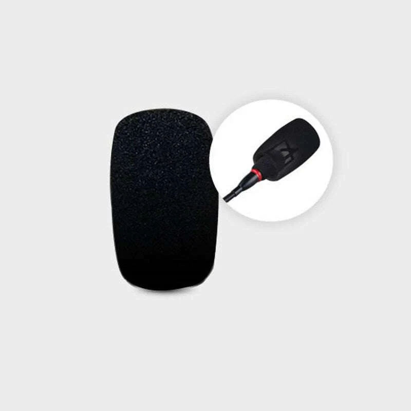 JTS MS-G5 Black Sponge Windsock for GM, GML and FGM Series Gooseneck Microphones