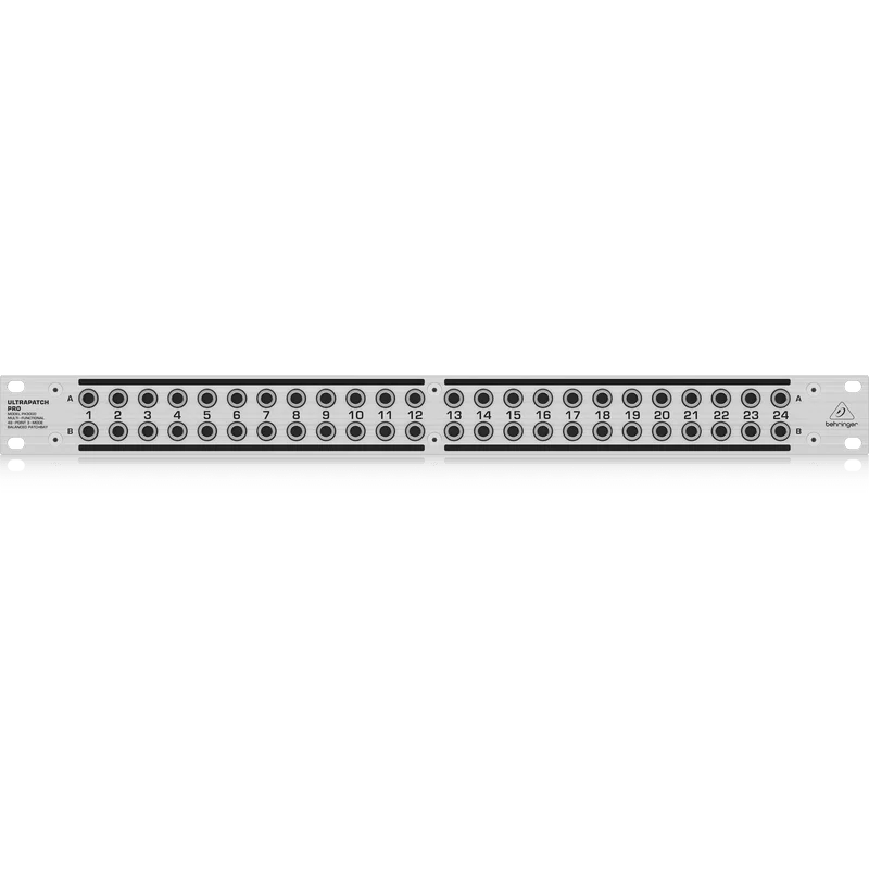 Behringer ULTRAPATCH PRO PX3000 Multi-Functional 48-Point 3-Mode Balanced Patchbay